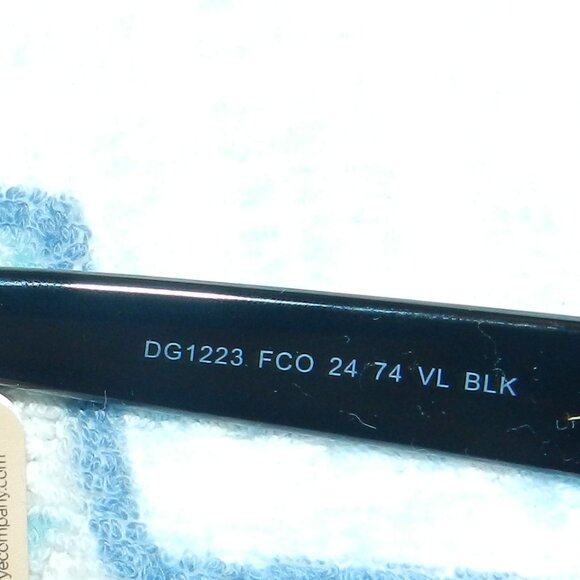 Frye and Co. Sunglasses Black Rectangular Frame UVA/UVB Protection🆕📦⌚🏃🏻💨⚡🚚 - Picture 9 of 16